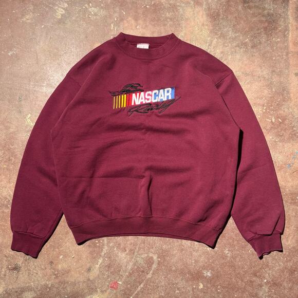 1990s Nascar Embroidered Crewneck - Picture 1 of 5
